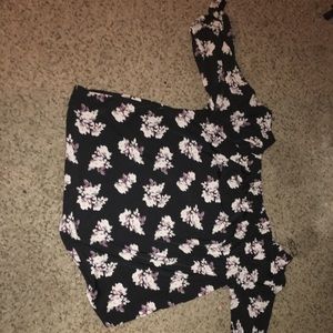 Off the shoulder floral top